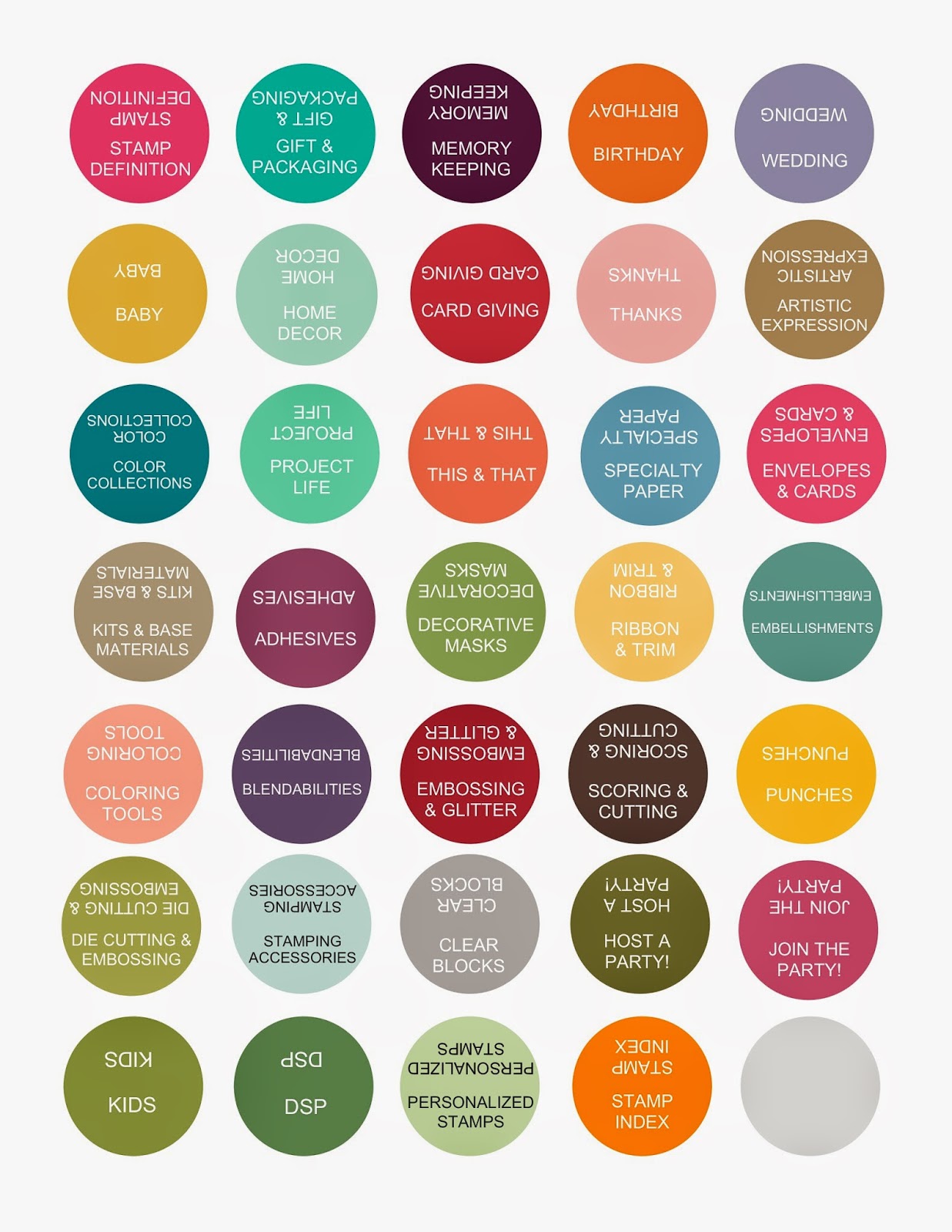 The Primrose Stamper Catalog Tabs!