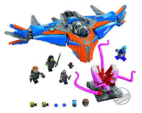 Toy Fair 2017 LEGO Guardians of the Galaxy Vol.2 76081 The Milano vs The Abilisk