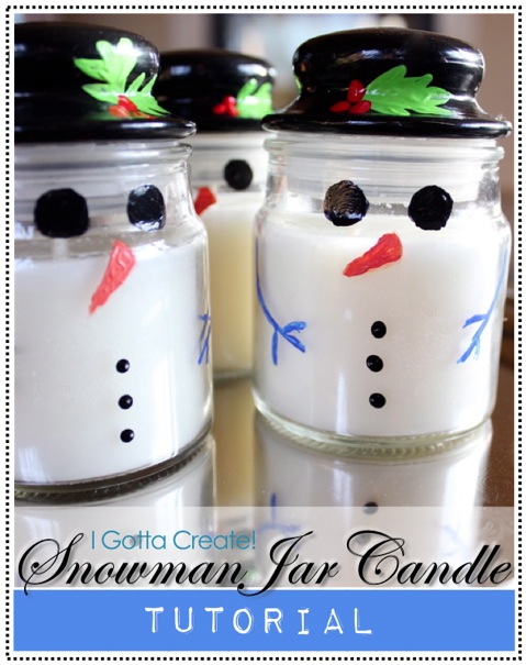 I Gotta Create!: Snowman Jar Candle Tutorial