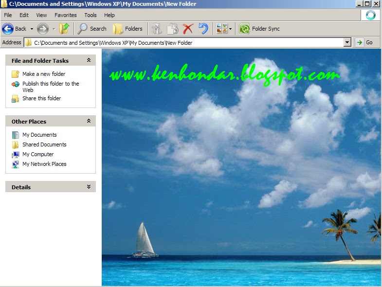 Mengganti Background Folder Windows Xp Kenhondar Aplikasi Satu Mengijinkan Agan