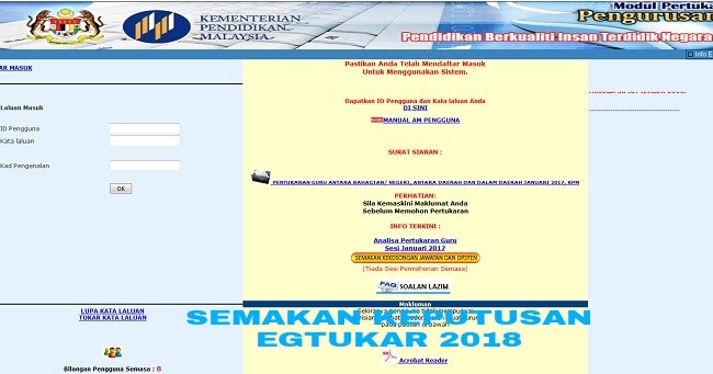 Keputusan egtukar jun 2021