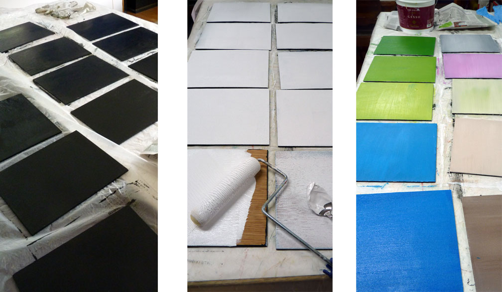 Barbara Newton Art Journal making panels