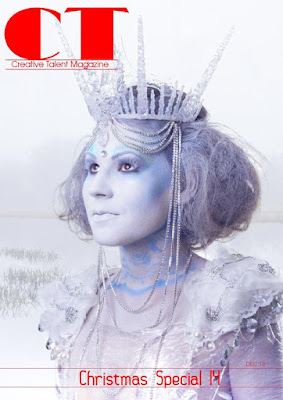 mystic magic, CT Magazine, fashion, winter, snow, ice queen, snow queen, couture, photography, headpiece, ice crown, lee woodward photography,