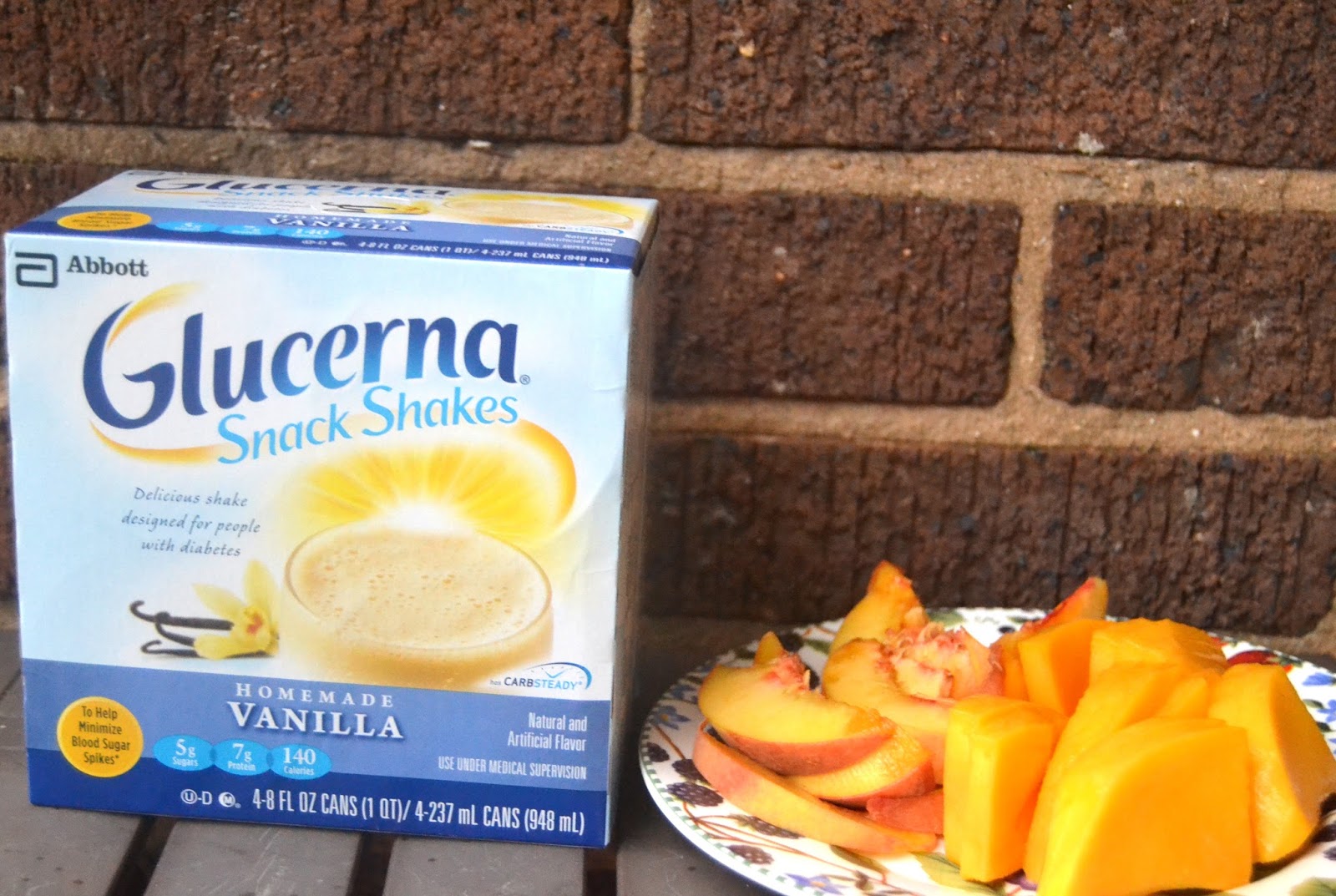 Peach Mango Smoothie with Glucerna The Nutritionist Reviews