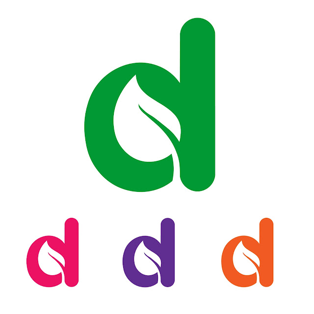 d letter logo