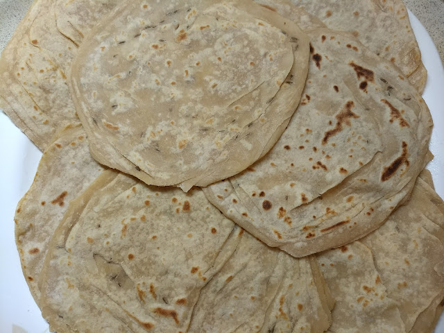 Layered Paratha to be Frozen
