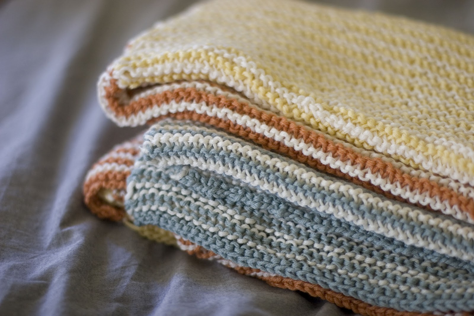 PS, it's OK a small knitted blanket for a small person