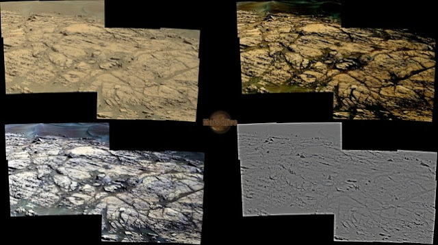 Sol 1182 Curiosity Right Mastcam (M-100) Pahrump Hills