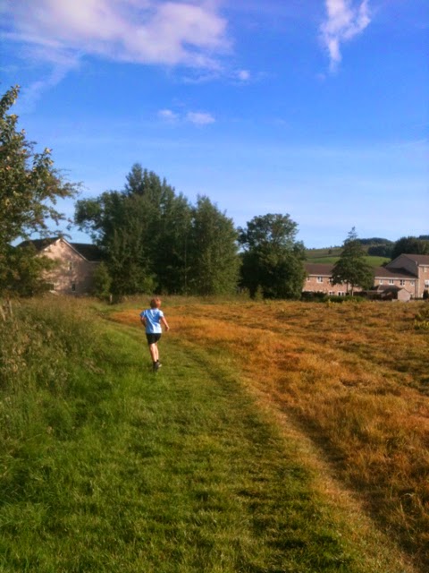running round the meadow