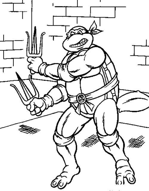 ninja turtle coloring pages