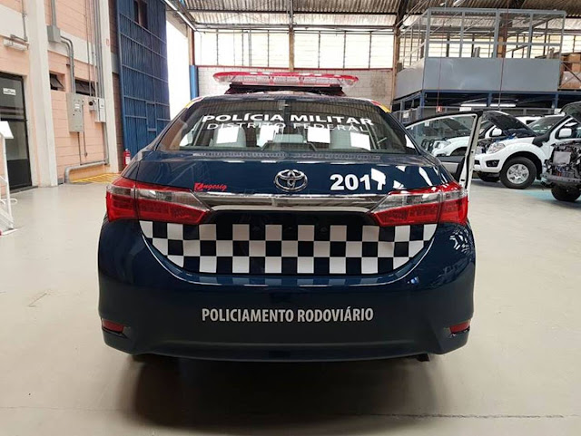 Toyota Corolla da Polícia Militar do DF