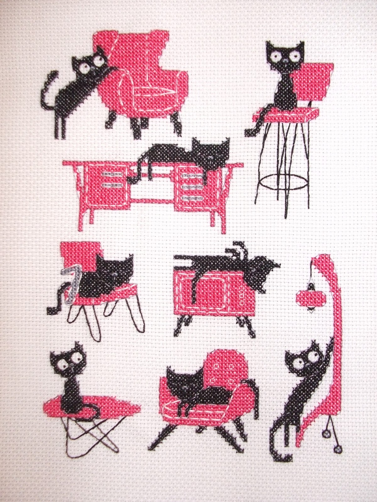 Cross Stitch A to Z cool cats Cross Stitcher 301