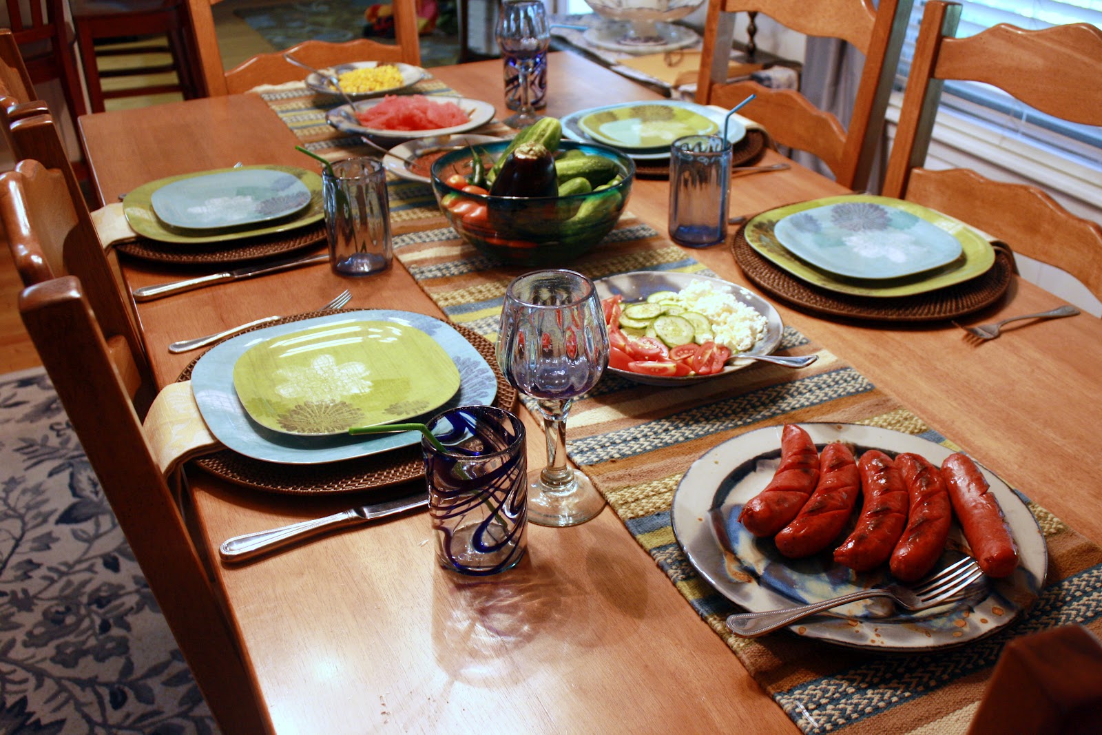 Life with the Mozas Picnic Style Dinner