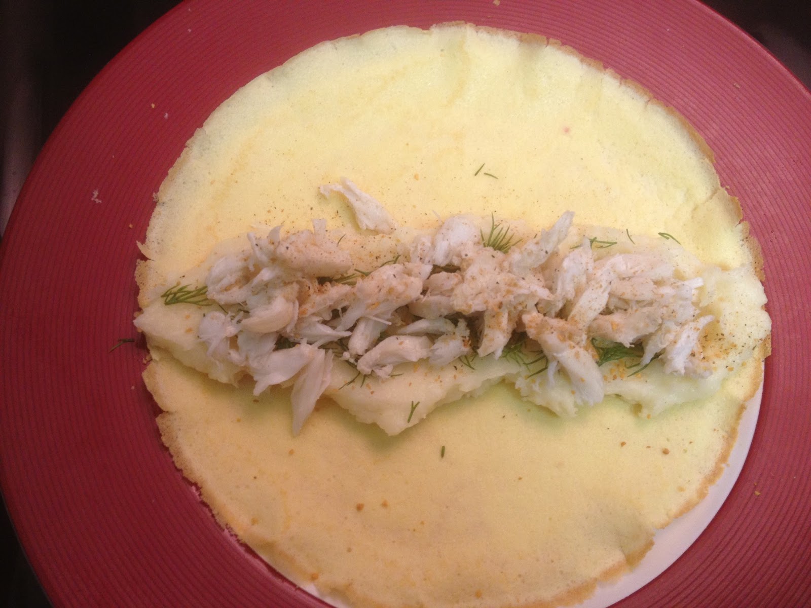 Paleo Crab Crepes with Parsnip Puree and Beet Reduction A Kitchen