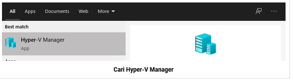 Cari Hyper-V Manager