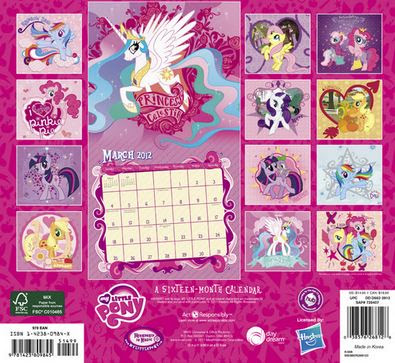 Equestria Daily - MLP Stuff!: Pony Calendar