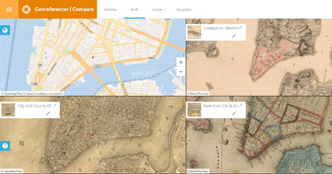 Side By Side Maps Old And New Maps Mania: Comparing Old Maps