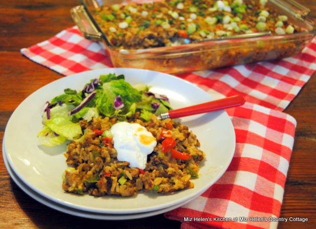 Southern Natchitoches Cajun Casserole at Miz Helen's Country Cottage