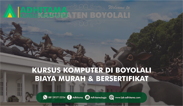 Tempat Kursus Privat Komputer di Boyolali, Biaya Murah & Bersertifikat