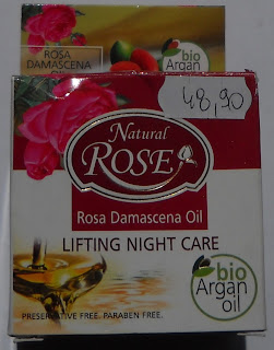Liftingujący krem na noc z olejem różanym i arganowym Natural Rose - recenzja