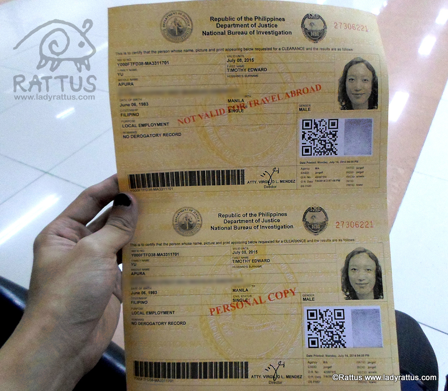 SCRIBBLES: Get your NBI Clearance in less than half an hour! (2014 vs ...