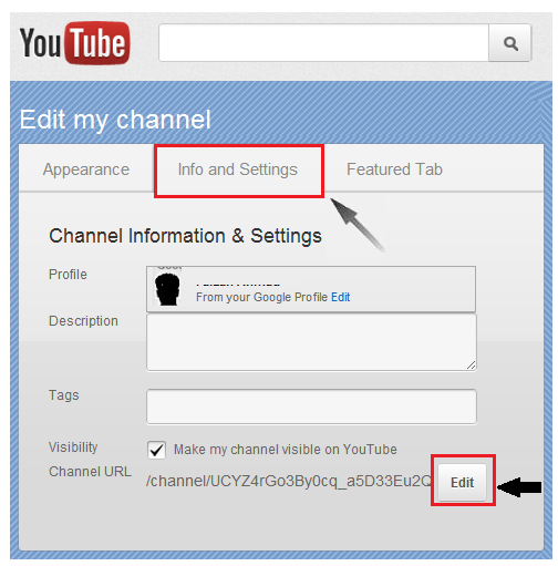 How to Create Custom URL For YouTube Channel Tech Senser Technology