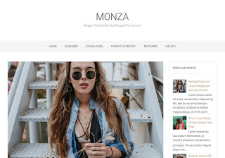 Monza Blogger Template