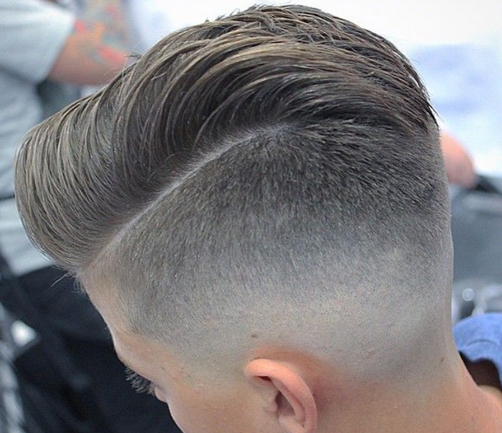 Model rambut skin cowok satu garis
