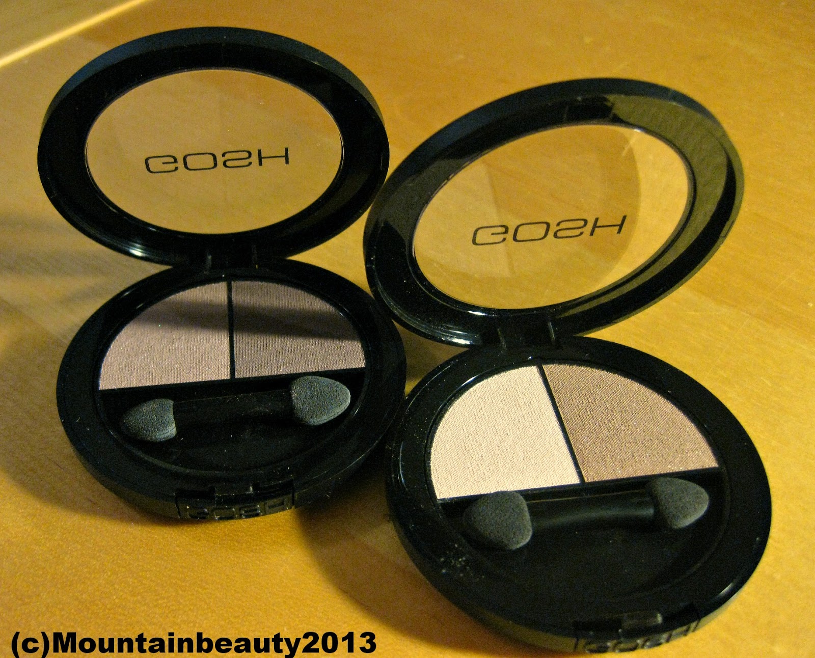 Mountain Beauty Gosh Cosmetics Matt Duo Eye Shadow in 001 Brown Base