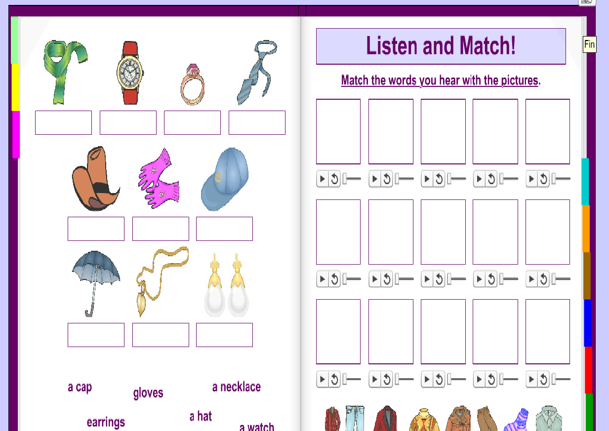 Interactive Book: Clothes and Accessories
