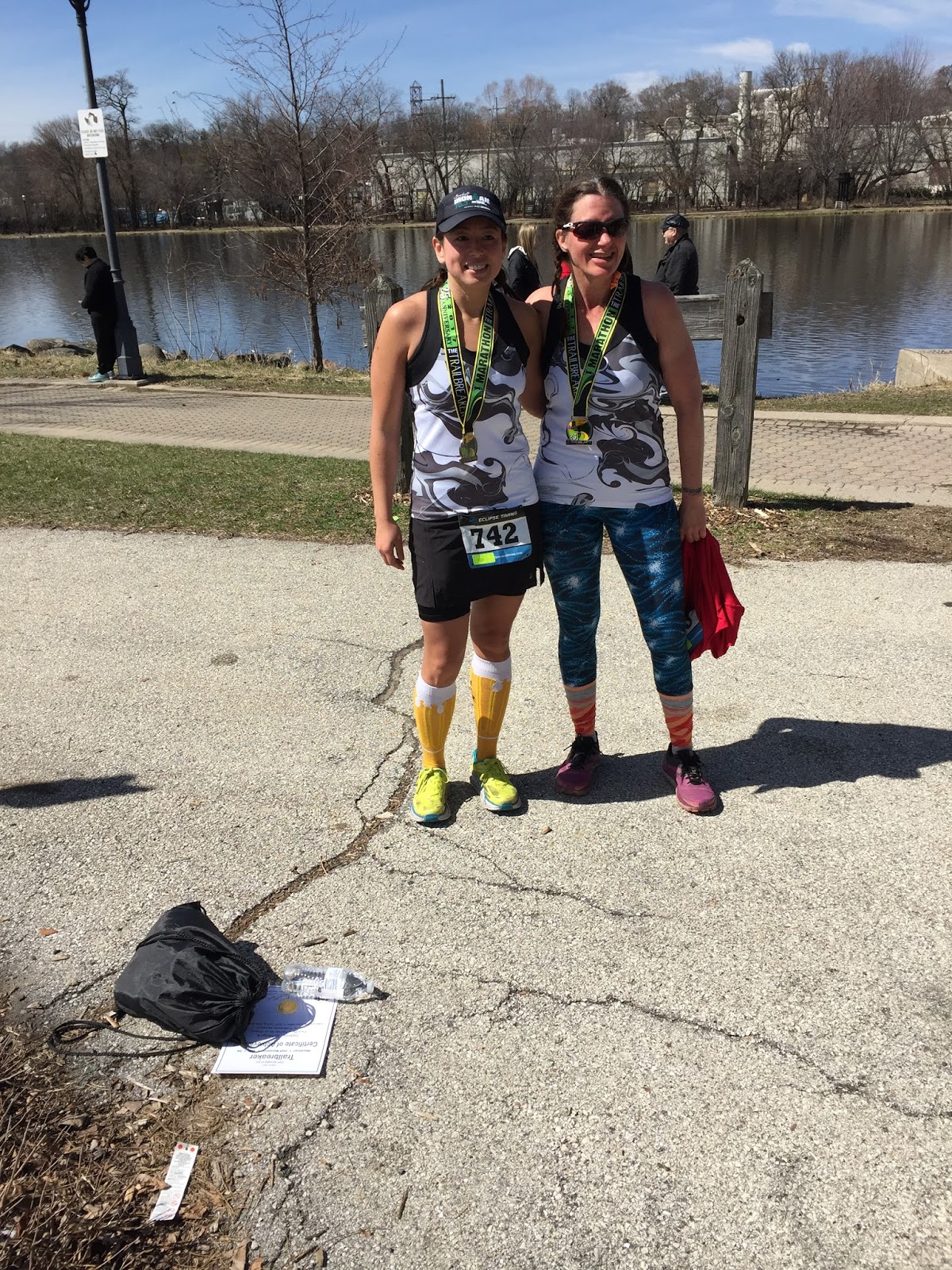 Birthday PR at Trailbreaker Marathon no fooling!