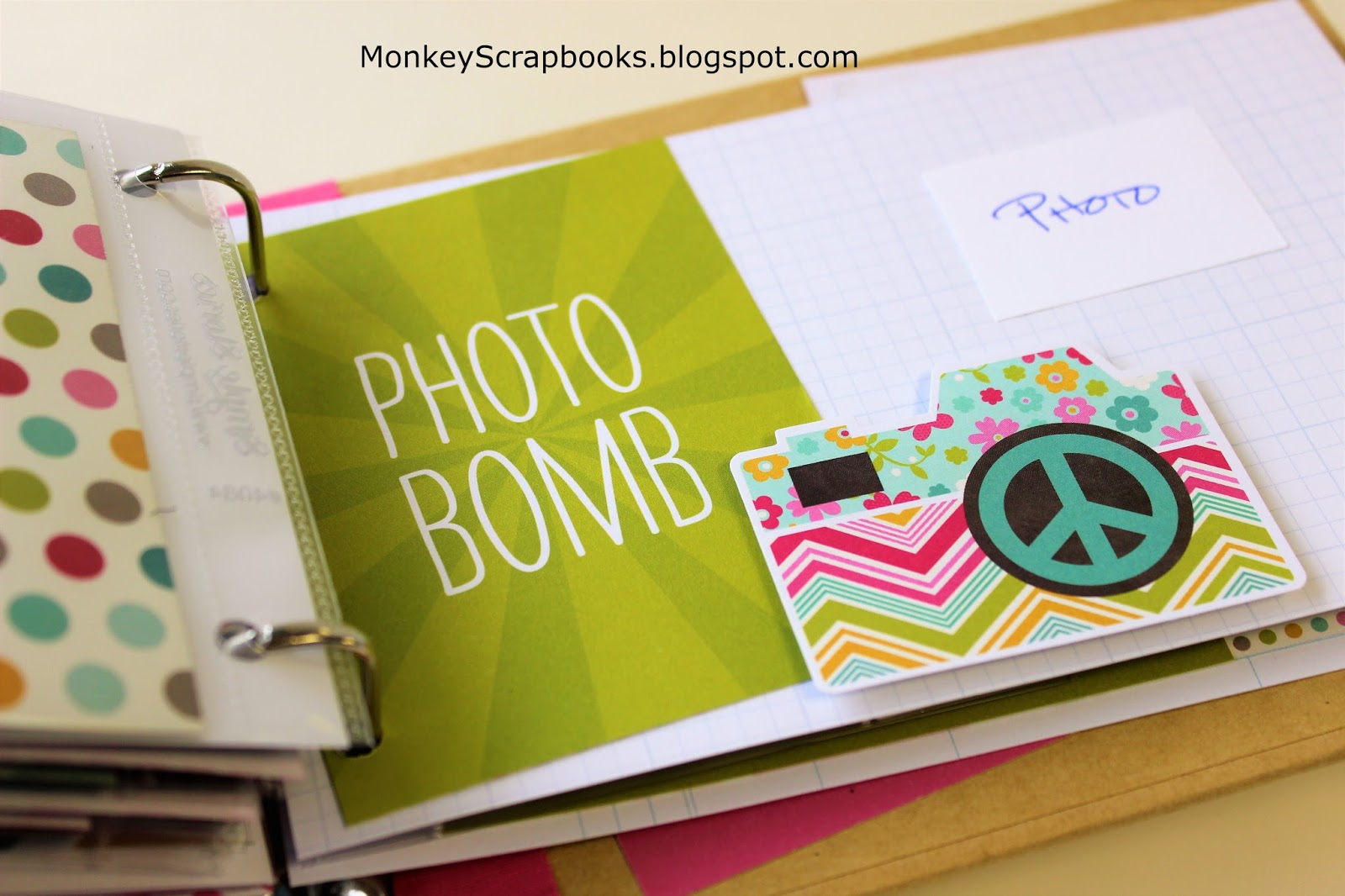 Monkey Business! Scrapbook Lounge Girls Scrapbook Class