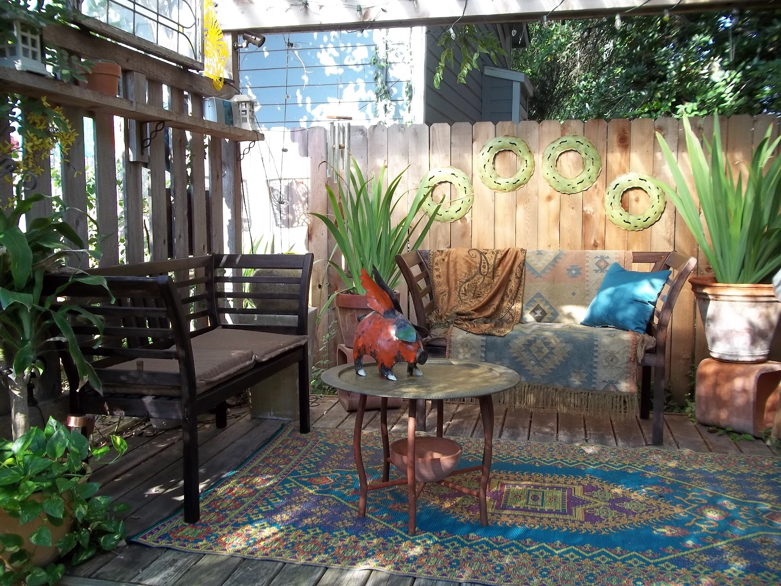 RockOakDeer Garden Tour San Antonio Style Texas Eclectic Garden