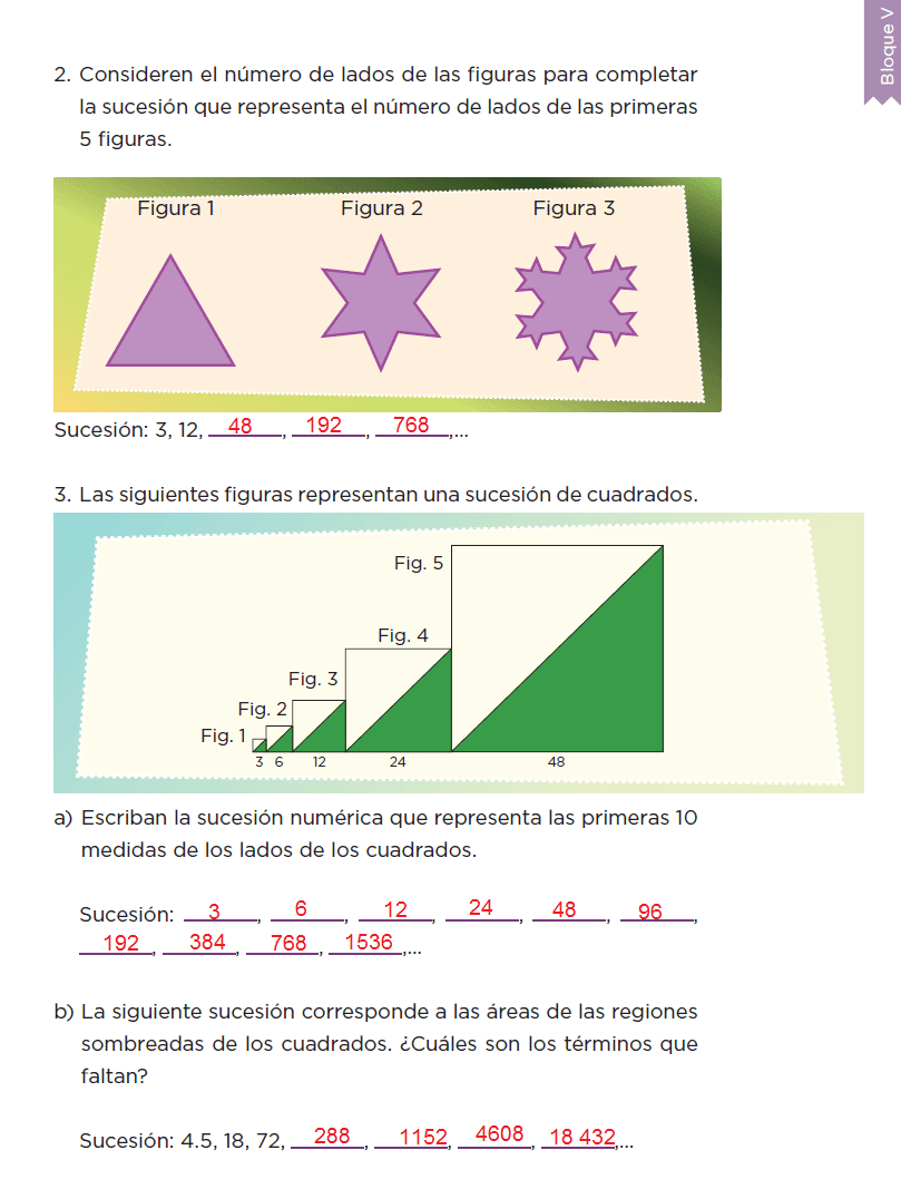 Respuestas Incrementos rápidos - Desafíos matemáticos 6to Bloque 5to 2014-2015 