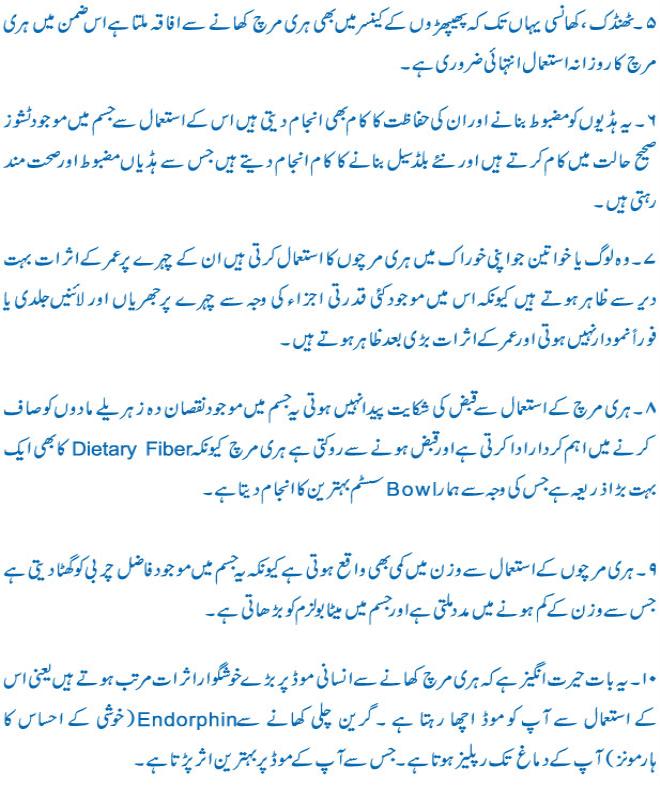 Hari Mirch Khane Ke Fayde (Benefits Of Green Chillies)