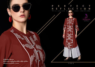 Poonam Designer Lady Gaga Kurtis With Palazzo