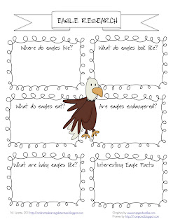 Classroom Freebies Too: Free Eagle Research Project!