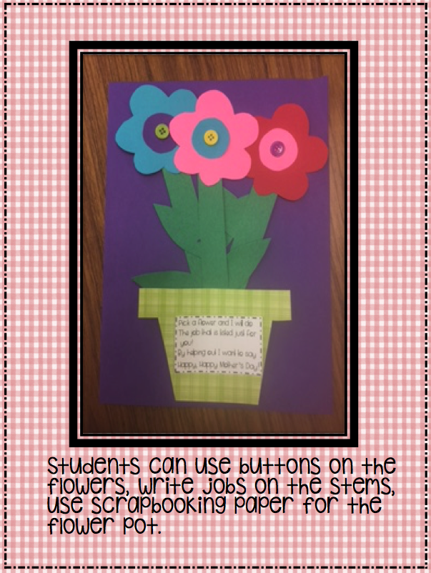 1st Grade Hip Hip Hooray!: Mother's Day...Crafts and Activities!