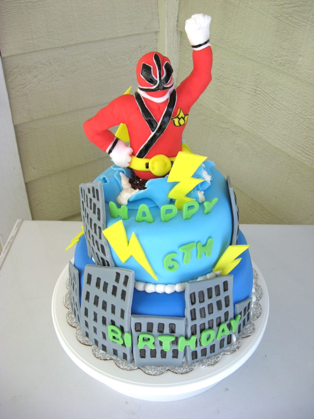 Cakeopolis 112 Power Rangers Samurai Birthday Cake