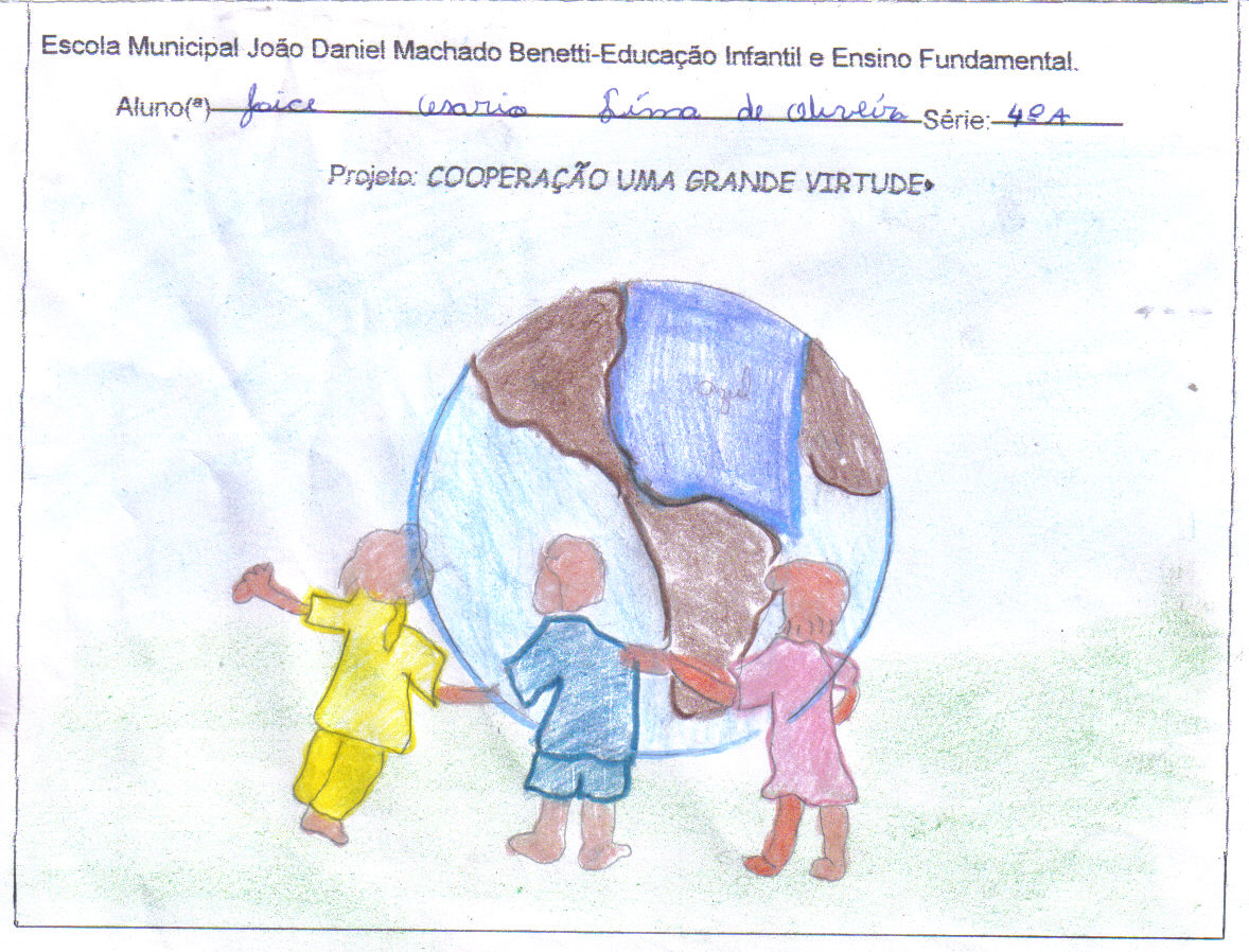 Cooperação,Uma Grande Virtude : desenho