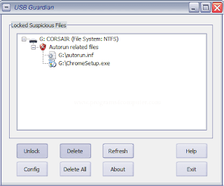 تحميل برنامج إزاله فيروسات الفلاشات USB Guardian 