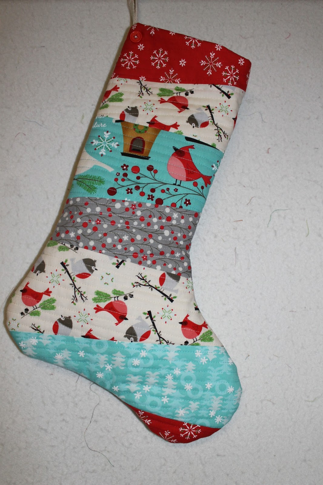 SunShine Sews... QAYG Christmas Stocking