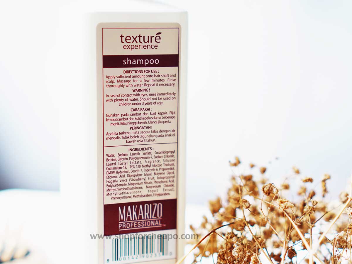 Makarizo Shampoo Texture Experience Strawberry Yoghurt Review