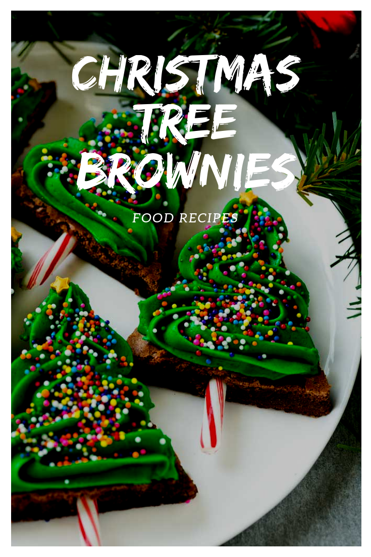CHRISTMAS TREE BROWNIES