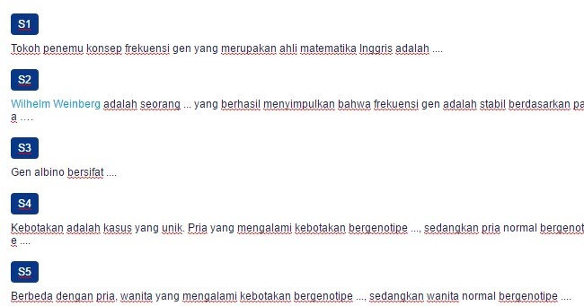 Contoh Soal Frekuensi Gen dalam Populasi Anak Sekolah Contoh Soal Frekuensi Gen dalam Populasi Anak Sekolah