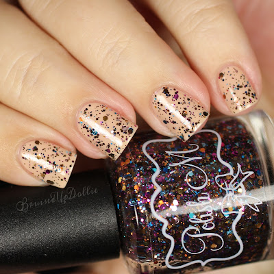 polish 'm, mocha sprinkles, indie polish, manicure, indie, short nails