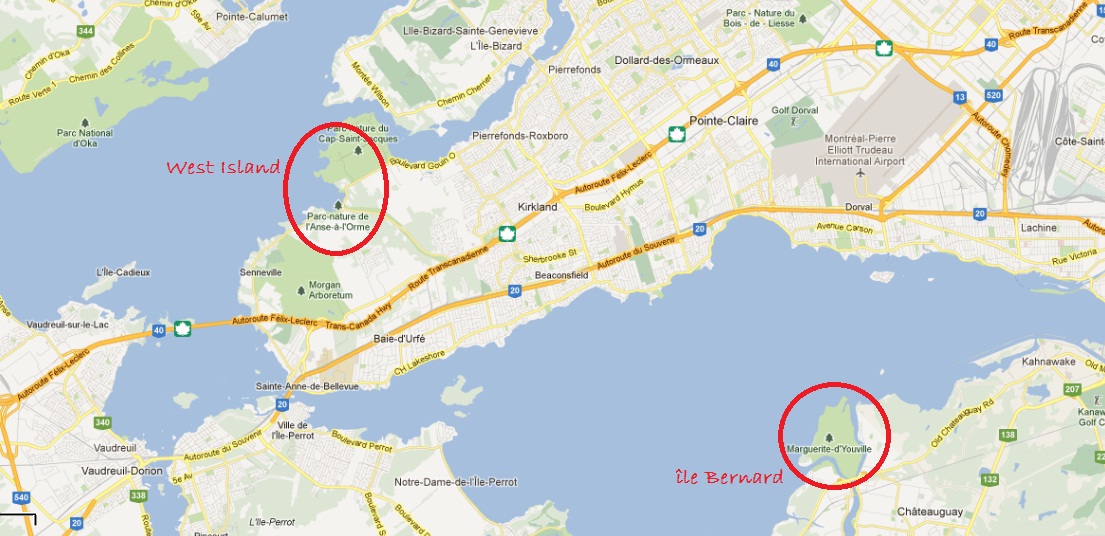 Province canadienne Idées de weekend, l'ouest de Montréal