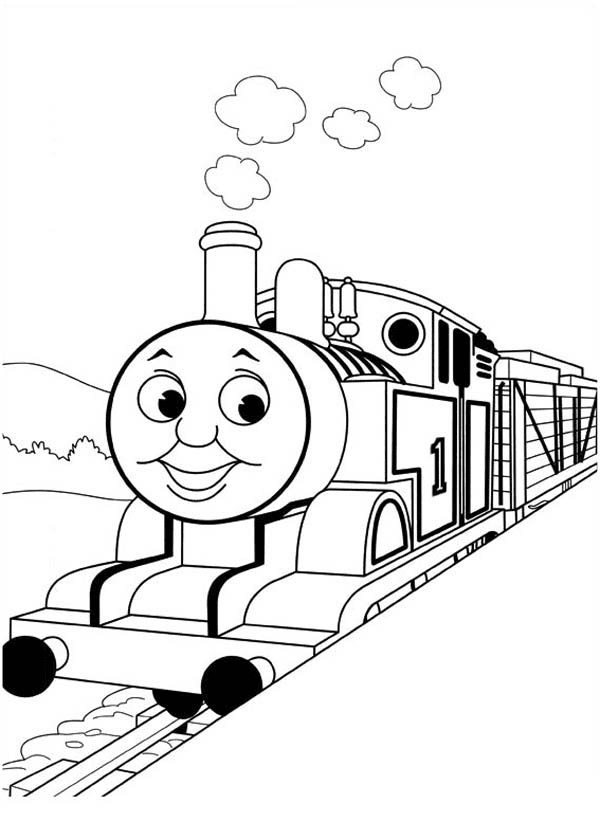 30 Gambar Mewarnai Thomas and Friends Untuk Anak PAUD dan TK