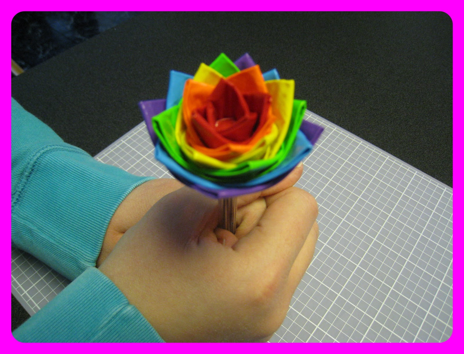 Seven Sisters Lucky Ducky Duct Tape Flower Pens