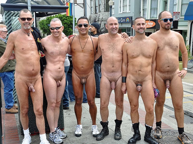 Exposed Men - In the Street.